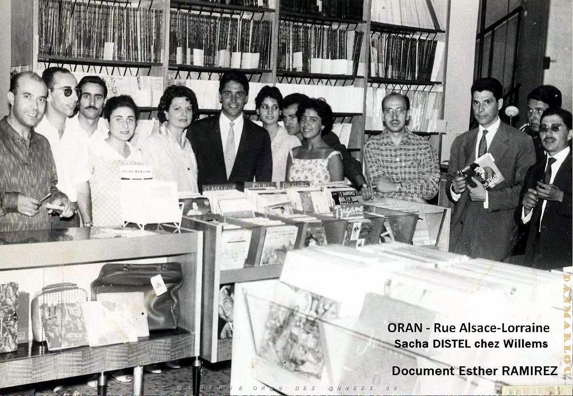 Oran - Rue Alsace -Lorraine - Willems - Sacha Distel.jpg